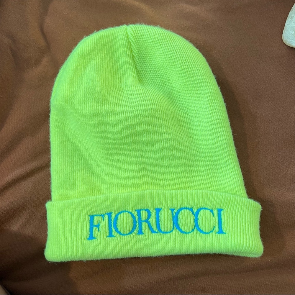 Fiorucci beanie neon